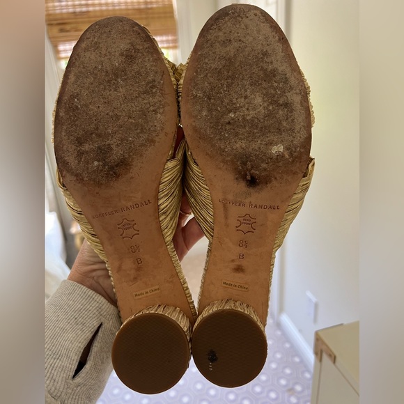 Loeffler Randall Gold Emilia Bow Sandal - Picture 7 of 8